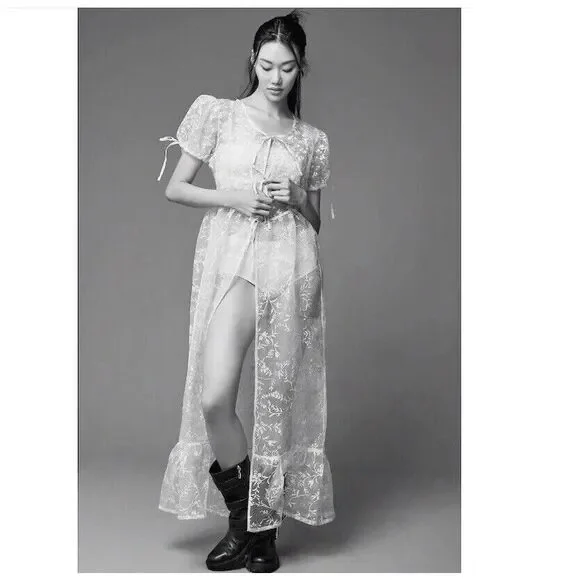 chinese dress ladies Corset Sheer Maxi Dress – WeWoreWhat main image 1